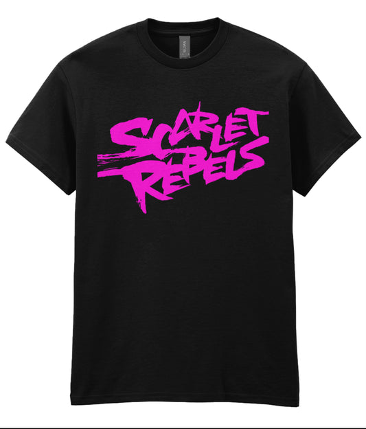 Scarlet Rebels Pink Original Logo Tee