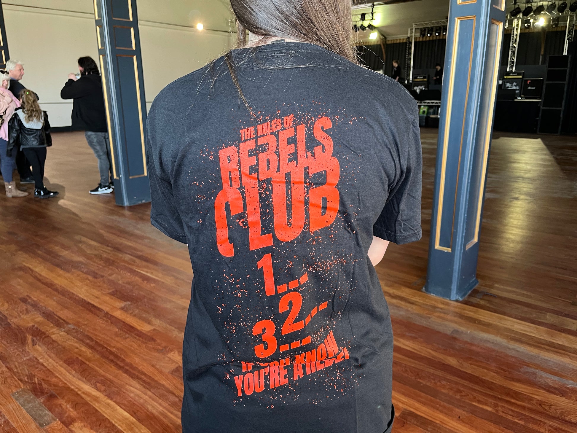 Rebel Club T Shirt Scarlet Rebels